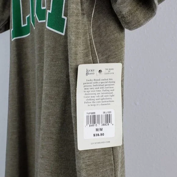 LUCKY BRAND venice burnout t-shirts Sz M NEW - Picture 4 of 6